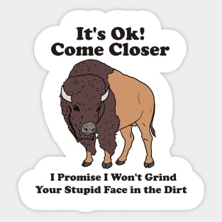 Yellowstone Buffalo Sticker